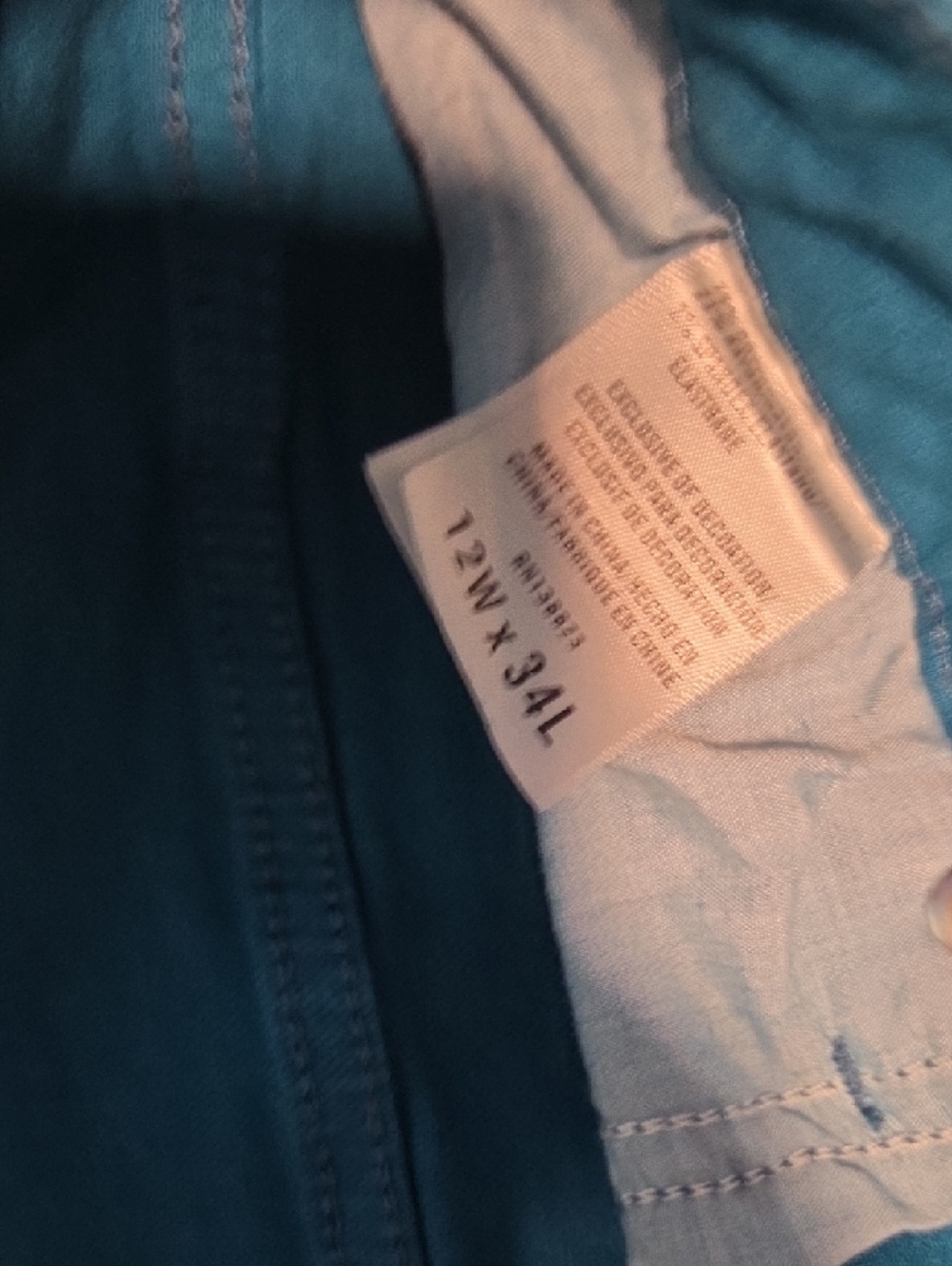Idyllwind Teal Boot Cut Pants - Picture 3 of 7